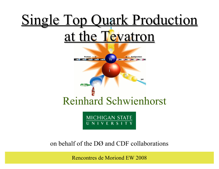single top quark production single top quark production