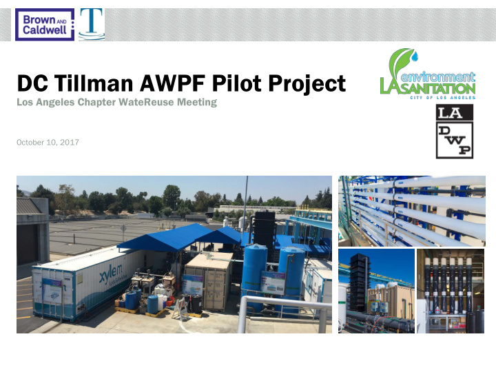 dc tillman awpf pilot project