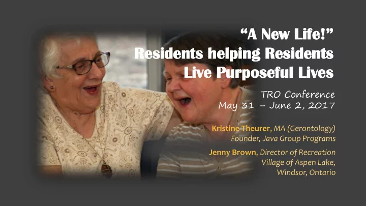 re residents sidents he help lping ing residents residents