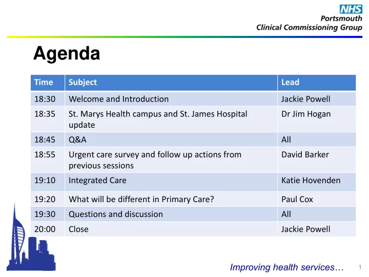 agenda