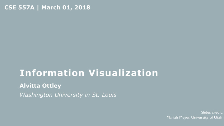 information visualization