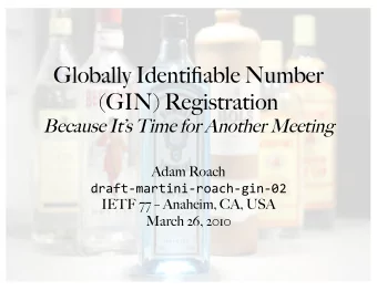 Because Its Time for Another Meeting  Adam Roach