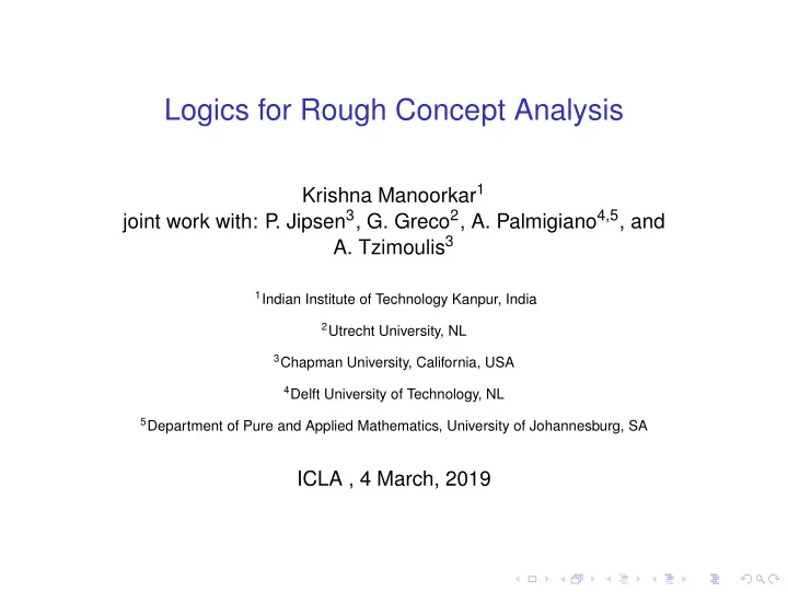logics for rough concept analysis