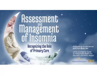 Activity Description  Target Audience  This continuing medical education activity is planned to