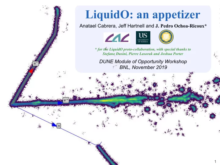 liquido an appetizer
