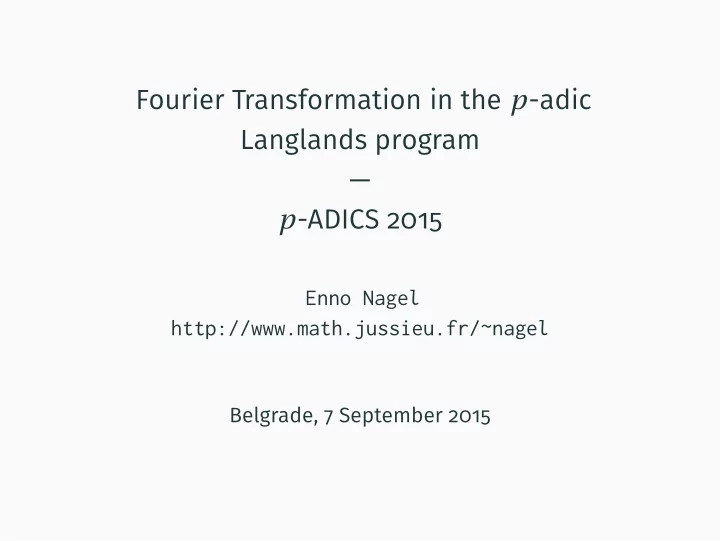 functorial construction