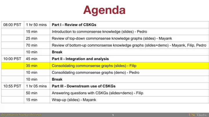 agenda