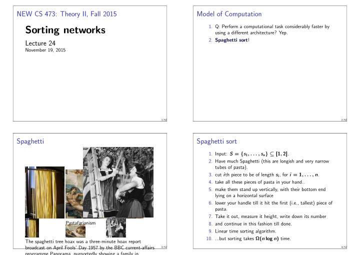 sorting networks