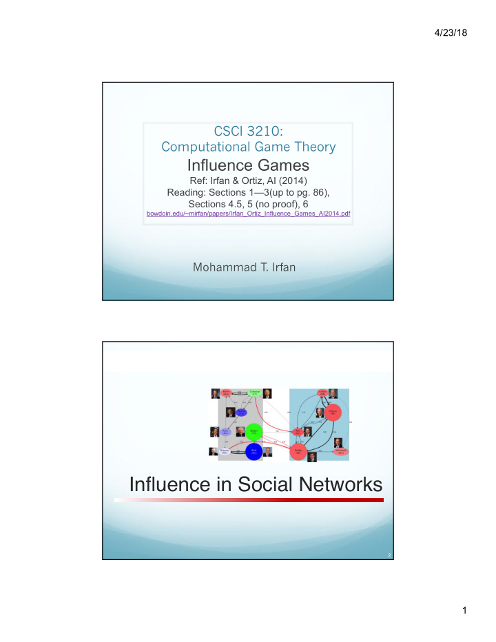 influence in social networks