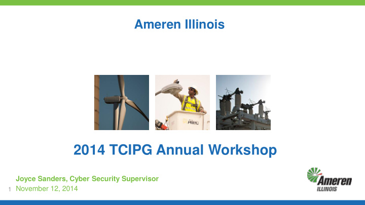 2014 tcipg annual workshop