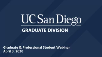 Graduate &amp; Professional Student Webinar  April 3, 2020  Introduction  Jim Antony  Alysson