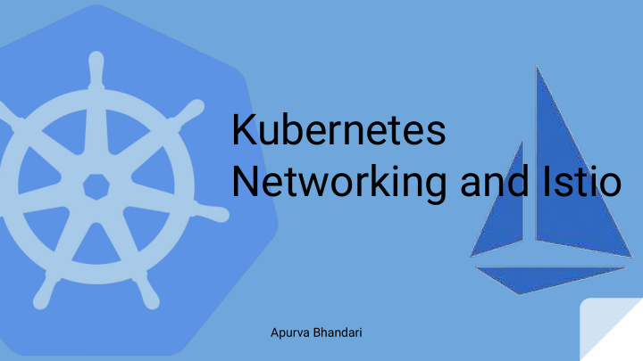 kubernetes networking and istio