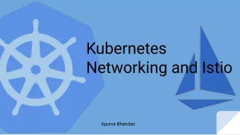Kubernetes  Networking and Istio  Apurva Bhandari  $whoami  SRE / DevOps  Docker &amp; Kubernetes