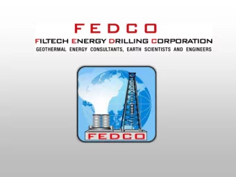 Philippine Geothermal Status    Drilled a total of approximately 800 exploratory and production