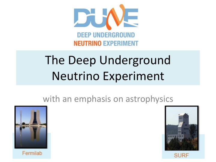 the deep underground