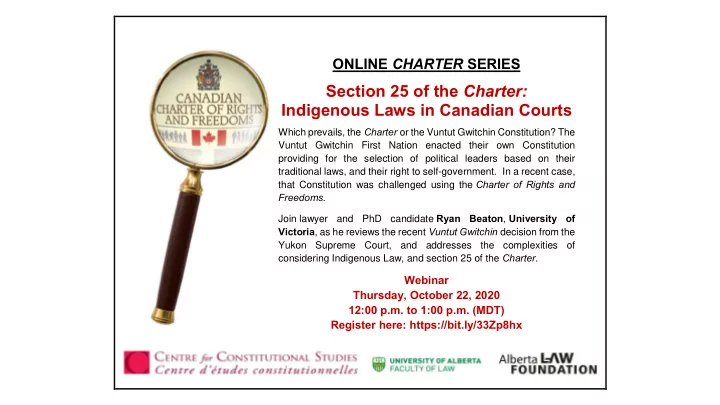 section 25 of the charter indigenous laws in canadian
