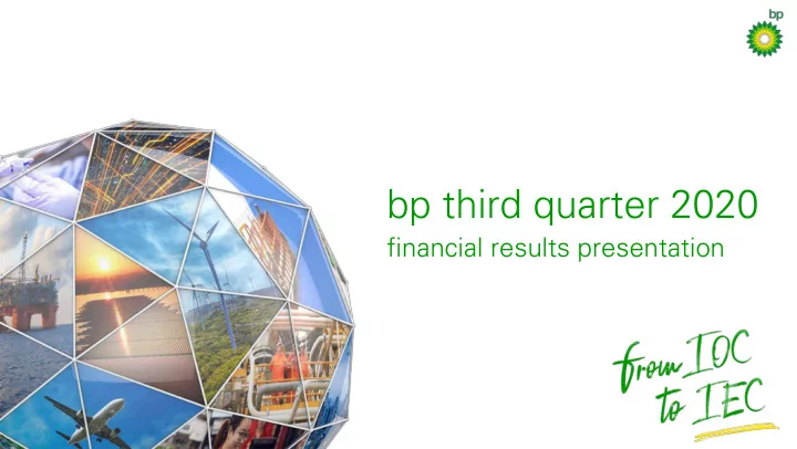 bp third quarter 2020