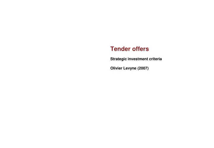 global investment banking 1 introduction to strategic