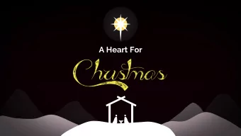 A Heart For  Your heart is filled with the joy of Christmas, so  Im scheduling you for