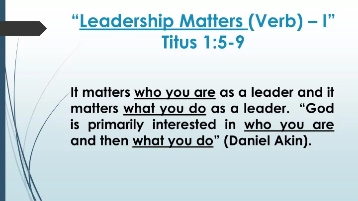 titus 1 5 9
