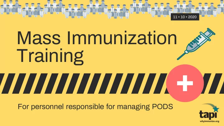 mass immunization