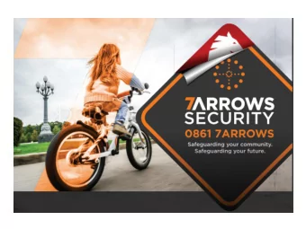 7Arrows credentials  10 years, 1 100 people, 120-million turnover  Big enough to count, small