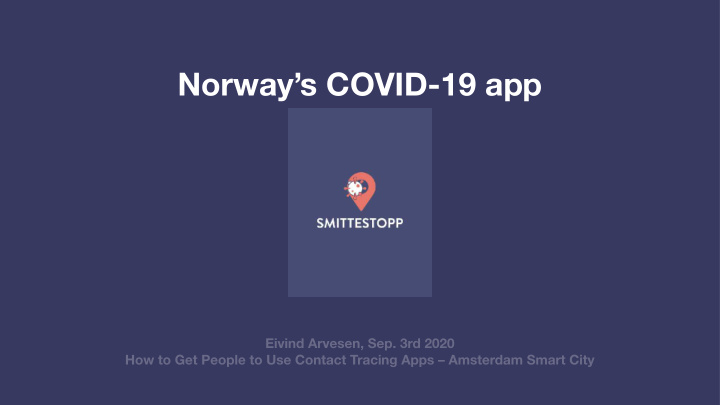 norway s covid 19 app