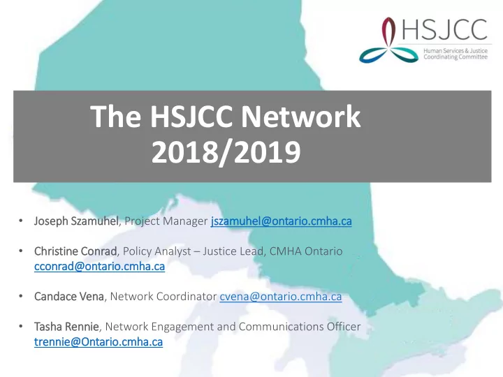 the hsjcc network