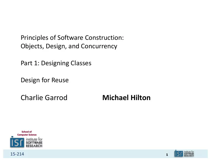 charlie garrod michael hilton