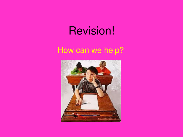 revision