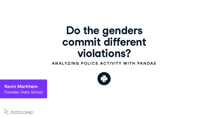 do the genders commit different v iolations