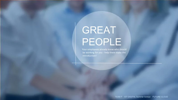 our great power people