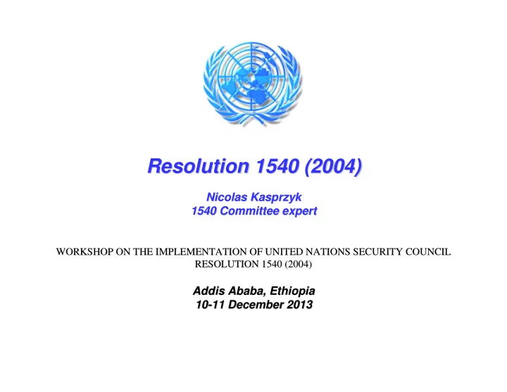 resolution 1540 2004 resolution 1540 2004