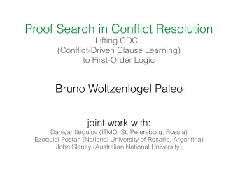 ?  Results of CASC (2016)  Very Sketchy Anatomy  of Winning ATPs First/Higher-Order   Theorem
