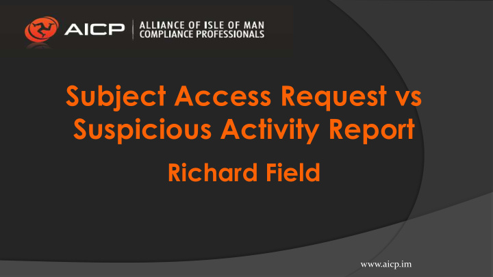 subject access request vs