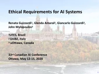 AI systems must abide to ethical principles  AI systems are being built today that drive cars, make