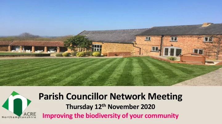 parish councillor network meeting
