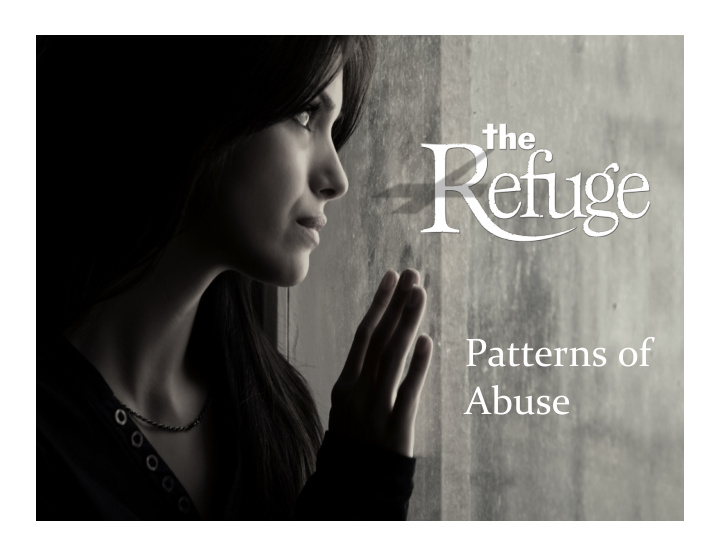 patterns of abuse domestic abuse a form of oppression in