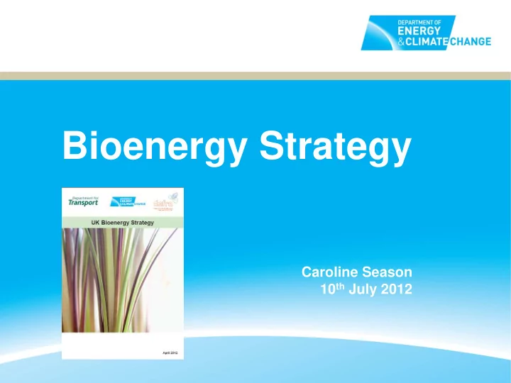 bioenergy strategy