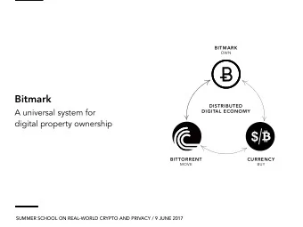 $  BITTORRENT  CURRENCY  MOVE  BUY  SUMMER SCHOOL ON REAL-WORLD CRYPTO AND PRIVACY / 9 JUNE 2017