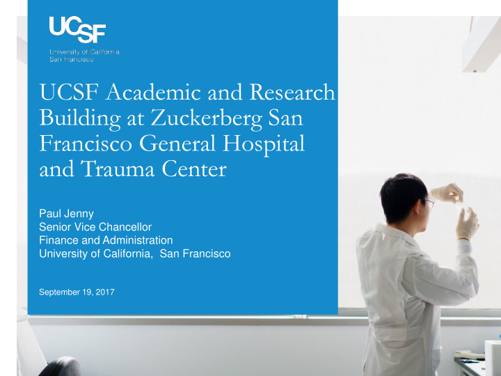 ucsf academic and research building at zuckerberg san