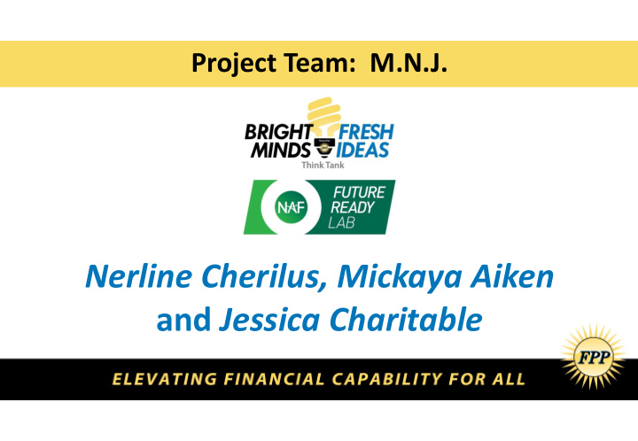 nerline cherilus mickaya aiken and jessica charitable