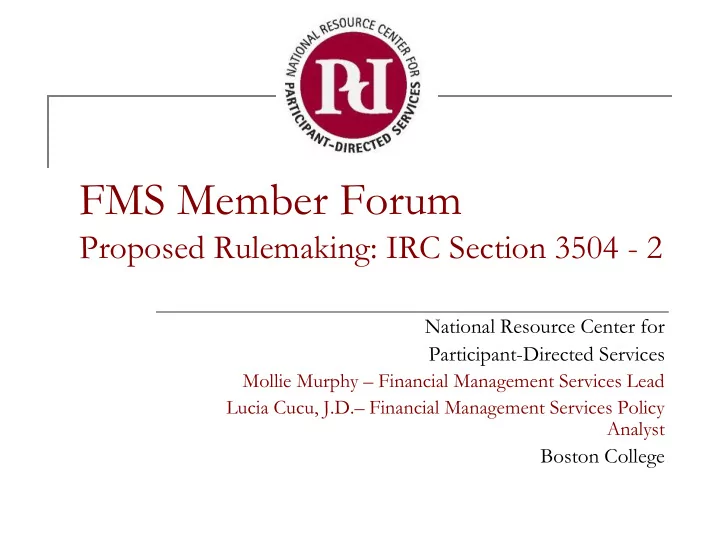 fms member forum