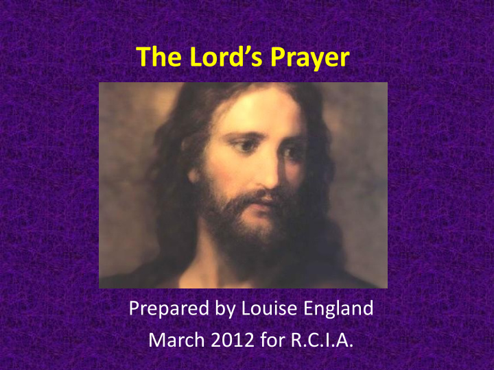 the lord s prayer