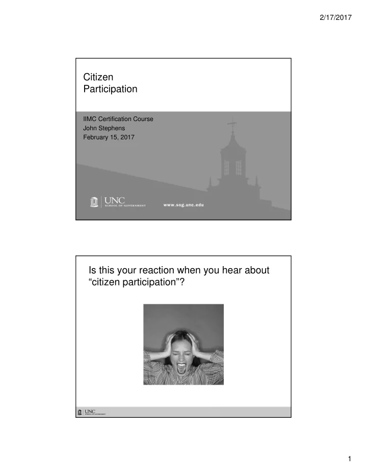 citizen participation