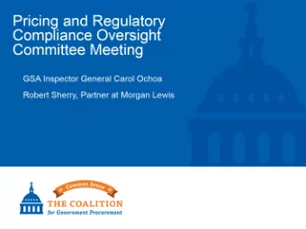 Hon. Carol Fortine Ochoa  Inspector General  U.S. General Services Administration  3  4  Office