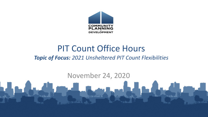 pit count office hours