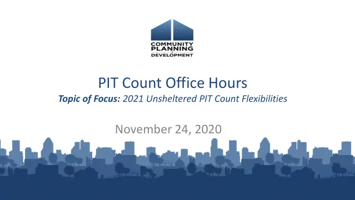 pit count office hours