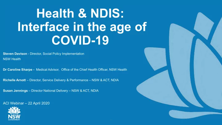 health ndis