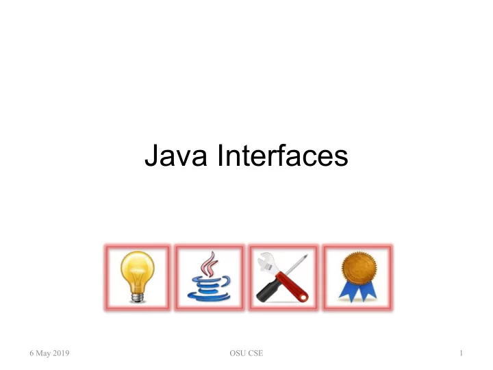 java interfaces